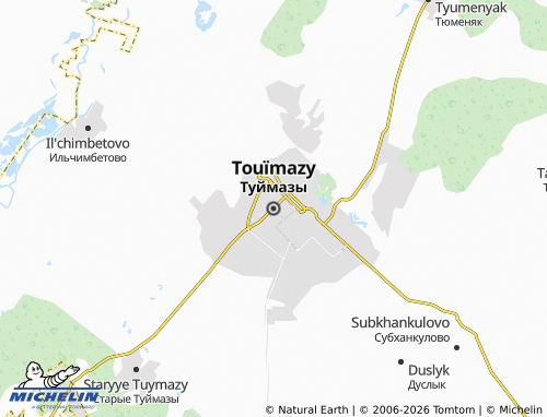 MICHELIN-Landkarte Tuimasy - ViaMichelin