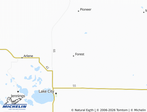 Mappa MICHELIN Forest - ViaMichelin