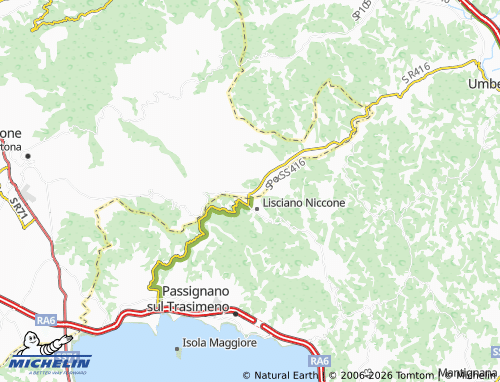 MICHELIN Mercatale map - ViaMichelin