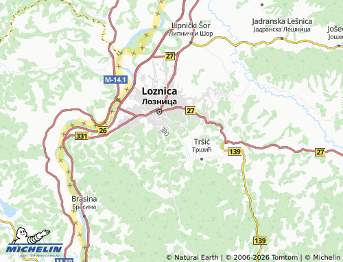 Carte MICHELIN Ploča - ViaMichelin