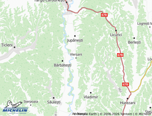 Carte MICHELIN Vierșani - ViaMichelin