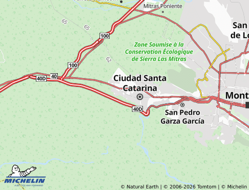 MICHELIN Luis Echeverría map - ViaMichelin