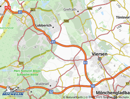 Kaart MICHELIN Lind - ViaMichelin