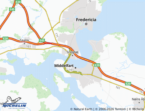 MICHELIN-Landkarte Snoghøj - ViaMichelin