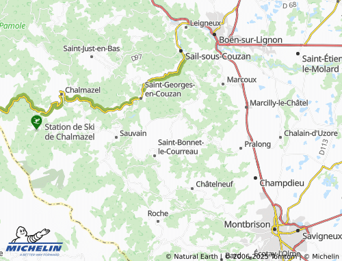 Carte MICHELIN Aubigneux - ViaMichelin