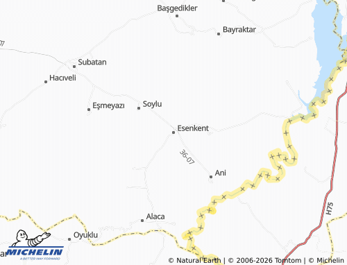 MICHELIN-Landkarte Esenkent - ViaMichelin
