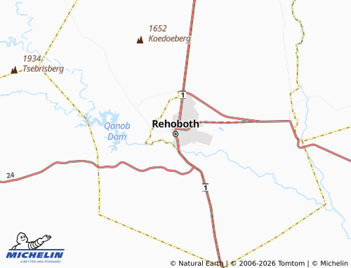 Mapa MICHELIN Rehoboth - ViaMichelin