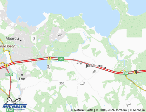 MICHELIN Võerdla map - ViaMichelin