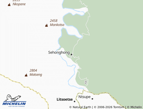 MICHELIN-Landkarte Sehonghong - ViaMichelin