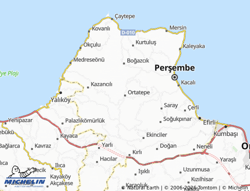 Mappa MICHELIN Ortatepe - ViaMichelin