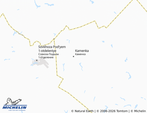 MICHELIN-Landkarte Kamenka - ViaMichelin