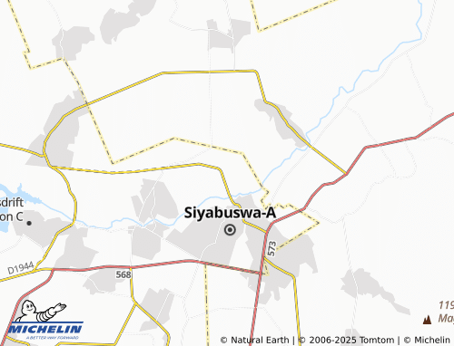 MICHELIN Thabana map - ViaMichelin