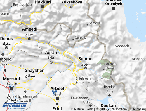 MICHELIN Mergasur map - ViaMichelin