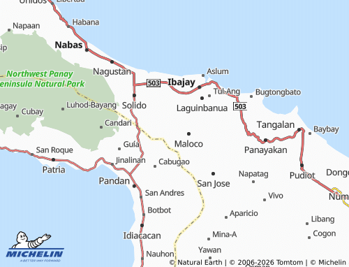 MICHELIN Mabusao map - ViaMichelin