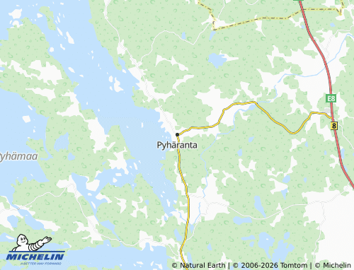 MICHELIN-Landkarte Pyhäranta - ViaMichelin