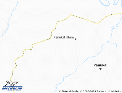 MICHELIN Karang Tanding map - ViaMichelin