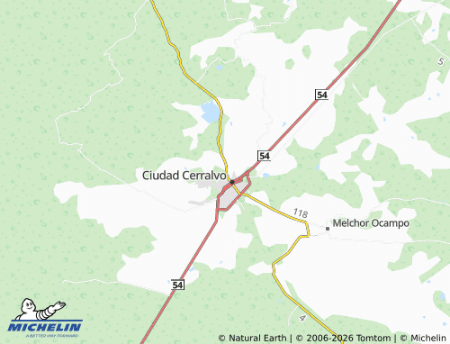MICHELIN-Landkarte Valle del Nogal - ViaMichelin