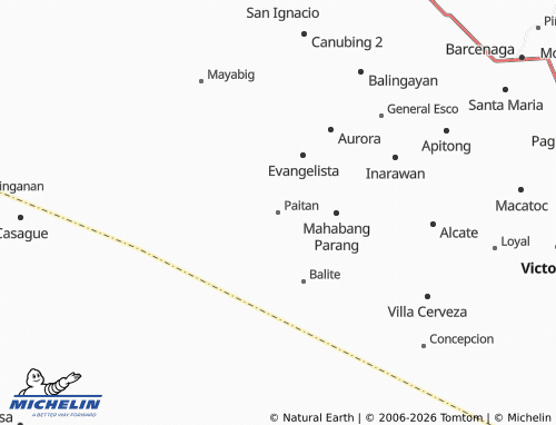 MICHELIN Paitan map - ViaMichelin