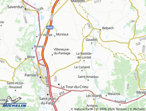 MICHELIN Balaguier map - ViaMichelin
