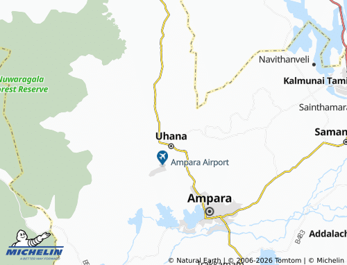 Mappa MICHELIN Udagirigama West - ViaMichelin