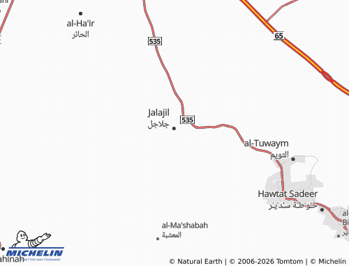 Mappa MICHELIN al-Samariyyah - ViaMichelin