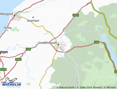 MICHELIN Cockermouth map - ViaMichelin