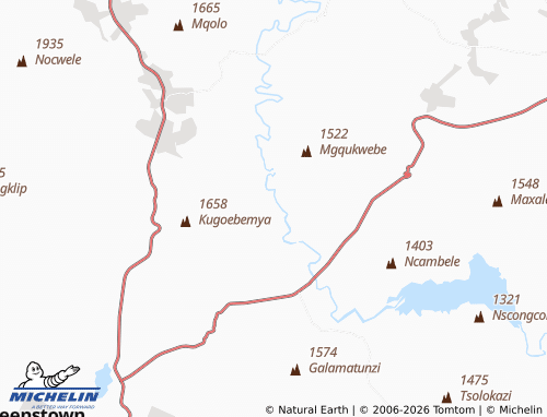 MICHELIN-Landkarte Mqonci - ViaMichelin