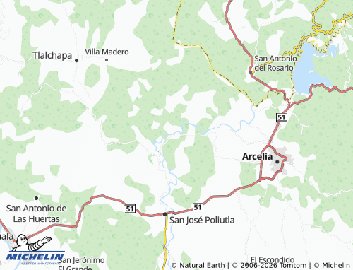 Kaart MICHELIN Cuauhtémoc - ViaMichelin