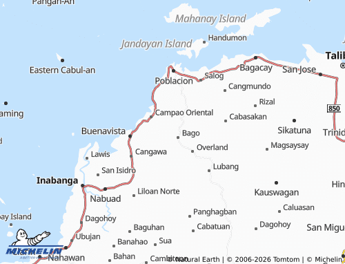 MICHELIN Cantores map - ViaMichelin