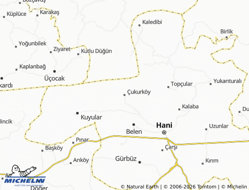 MICHELIN Çukurköy map - ViaMichelin