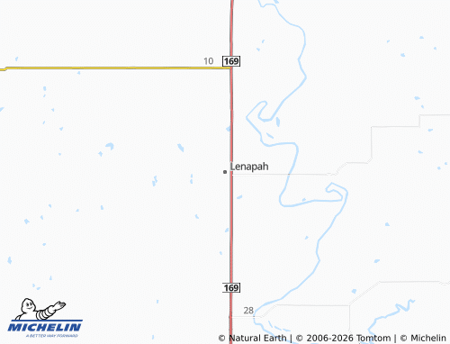 Mappa MICHELIN Lenapah - ViaMichelin