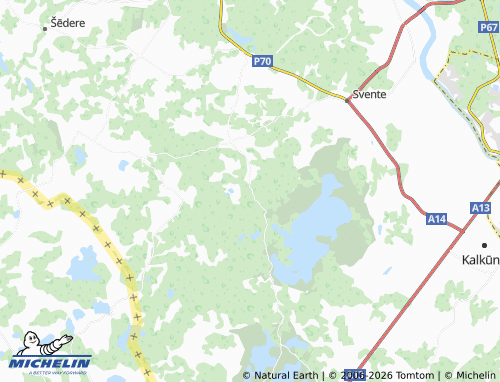 Mapa MICHELIN Elektrons - ViaMichelin