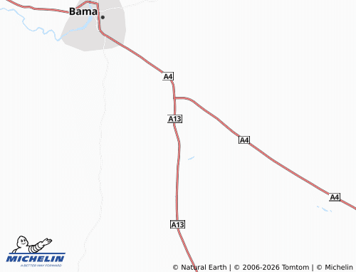 MICHELIN Bula Bulin map - ViaMichelin
