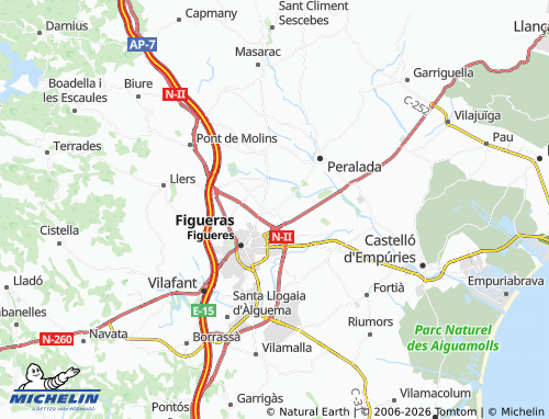 MICHELIN-Landkarte Vilabertran - ViaMichelin