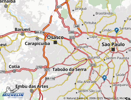 MICHELIN Vila Yara map - ViaMichelin