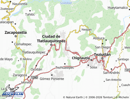Mapa MICHELIN Atempan - ViaMichelin