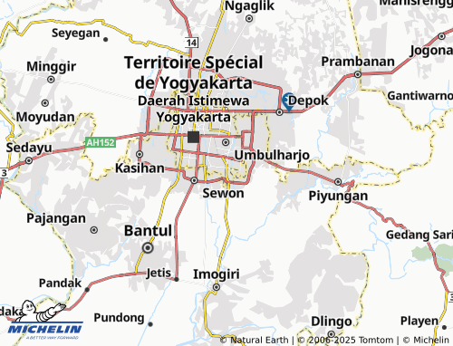 Kaart MICHELIN Giwangan - ViaMichelin
