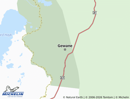 MICHELIN-Landkarte Gewane - ViaMichelin