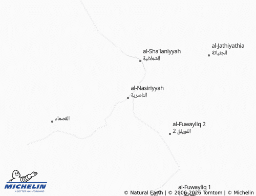 MICHELIN-Landkarte al-Nasiriyyah - ViaMichelin