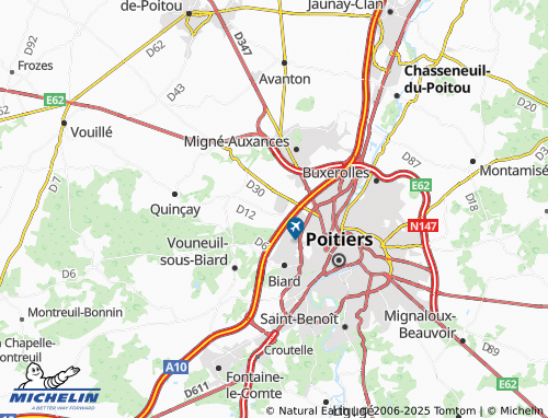 MICHELIN La Cadoue map - ViaMichelin