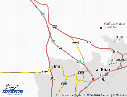 MICHELIN-Landkarte al-Murouj - ViaMichelin