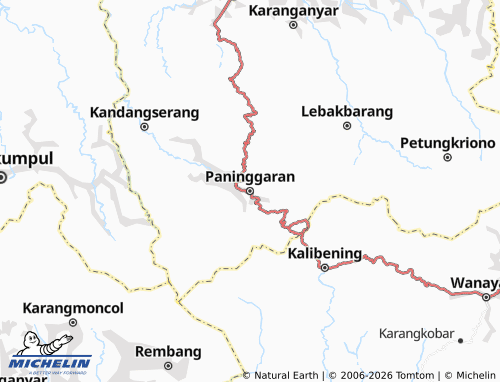 MICHELIN-Landkarte Paninggaran - ViaMichelin