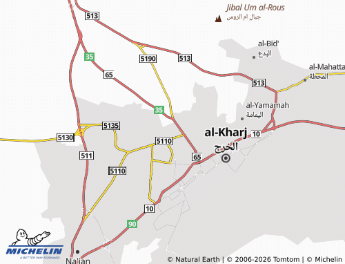 Carte MICHELIN al-Safa' - ViaMichelin
