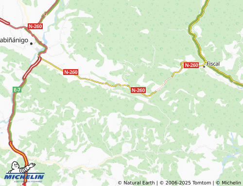 MICHELIN Orús map - ViaMichelin