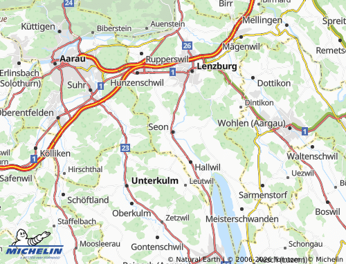 MICHELIN-Landkarte Seon - ViaMichelin