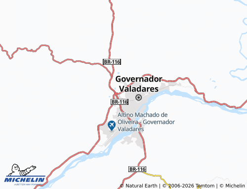 Mappa MICHELIN Lagoa Santa - ViaMichelin