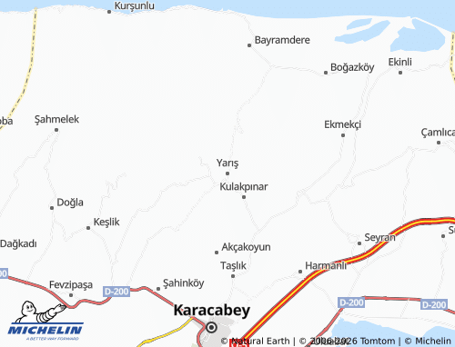 MICHELIN Yarış map - ViaMichelin