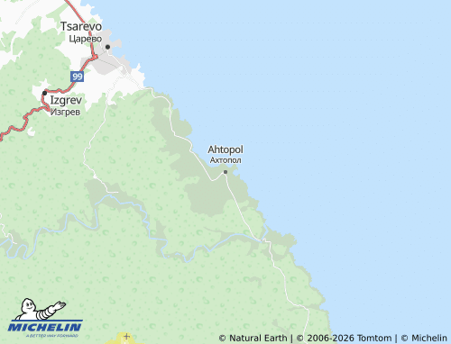 Mappa MICHELIN Ahtopol - ViaMichelin