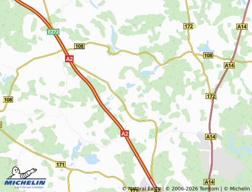MICHELIN Pavydokiai map - ViaMichelin
