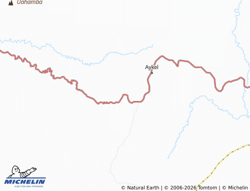 MICHELIN Aba Golja map - ViaMichelin